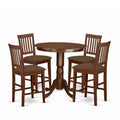Counter Height Dining Set - 5 Piece Modern Dining Table & Chairs