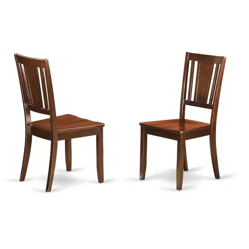 Set da pranzo con tavolo a ribalta a farfalla - Set tavolo e sedie da pranzo per casa di campagna - Elegante mobile in mogano