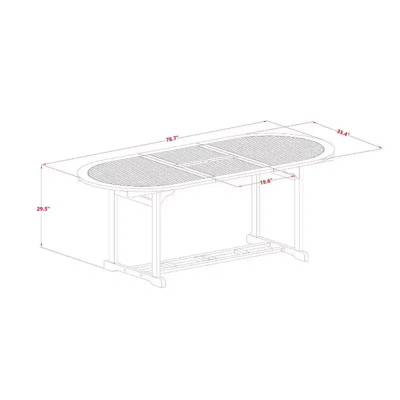 HomeStock Tavolo da Pranzo con Piano in Legno Massello Finitura Rovere Naturale 9 Pezzi con 8 Sedie
