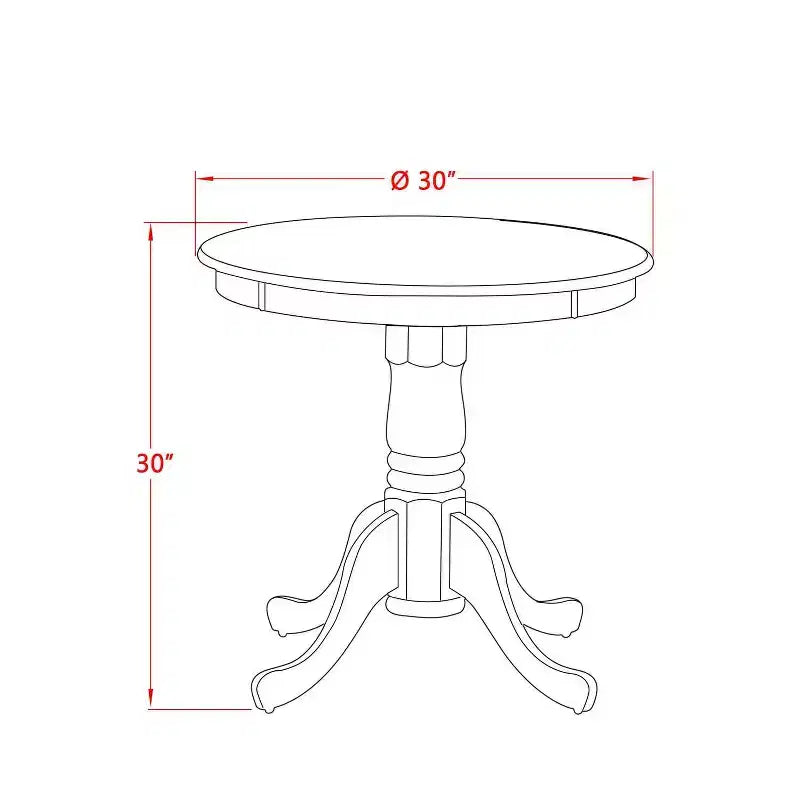 Set da pranzo in 3 pezzi con piano in legno massello finitura nera e ciliegio - Sedute trapuntate con bottoni rotondi - Posti a sedere per 4 persone