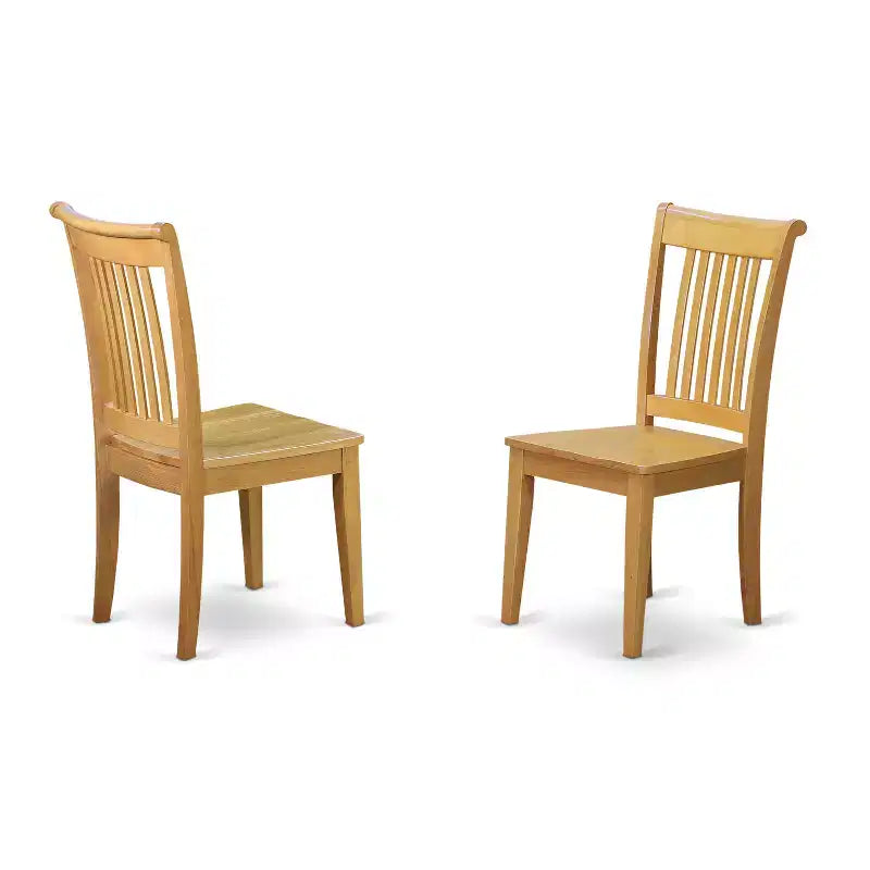 Set da Pranzo Moderno - Tavolo Rotondo e 4 Sedie - 106 cm - Finitura Rovere - Mobili per Sala da Pranzo/Cucina
