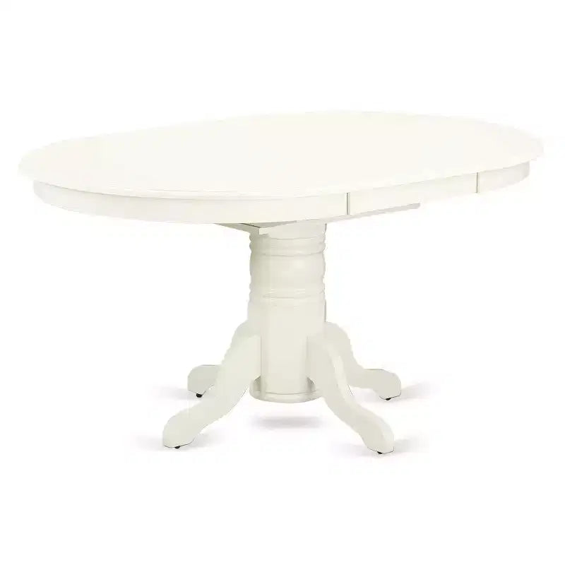 Set da pranzo 7 pezzi Tavolo ovale con prolunga e 6 sedie - Set tavolo da cucina stile cottage