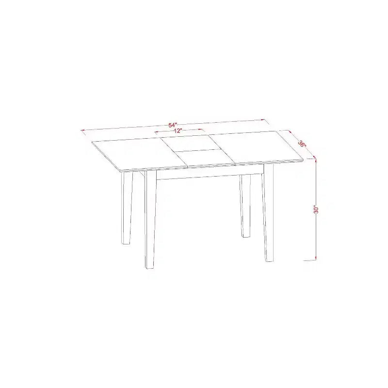 HomeStock Tavolo da pranzo a 6 posti con top in legno massello e finitura mogano, con 1 panca e 4 sedie