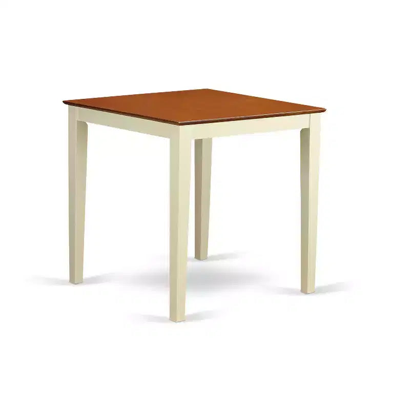 Counter Height Table Set 3pc - Modern Square Dining Table & Stools