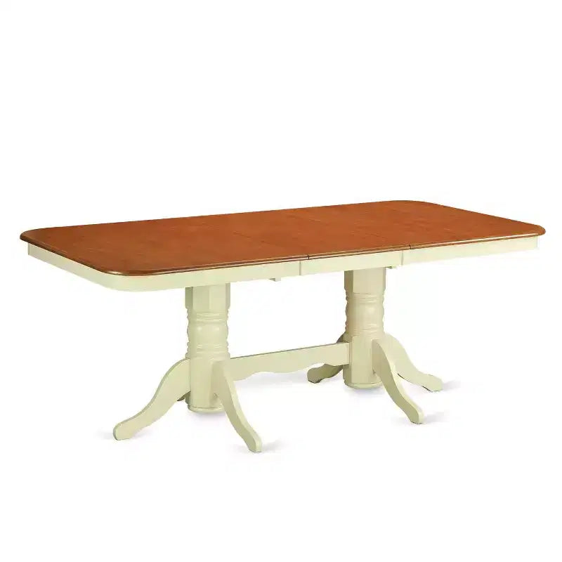 Set Pranzo Rinascimento 7pz Tavolo Rettangolare & 6 Sedie - Tavolo 152x198 cm con Prolunga