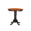 Kitchen Dinette Set 3 Piece Table & Chair Set - Round Pedestal Table & 4 Chairs
