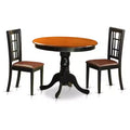 Dining Table Set with 4 Chairs - Wood Dining Room Furniture Set