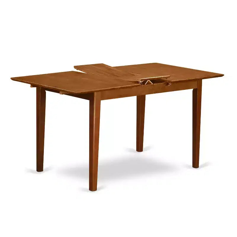 Set da pranzo 5 pezzi - Tavolo da pranzo e sedie piccoli - Set tavolo da cucina - Design moderno - Finitura Marrone Sella