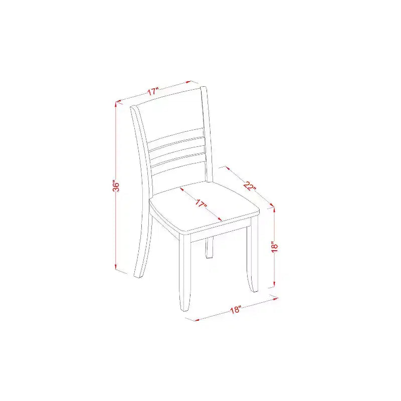 Set da pranzo moderno - Tavolo e sedie 3 pezzi - Tavolo ovale con prolunga a farfalla - Finitura Cappuccino