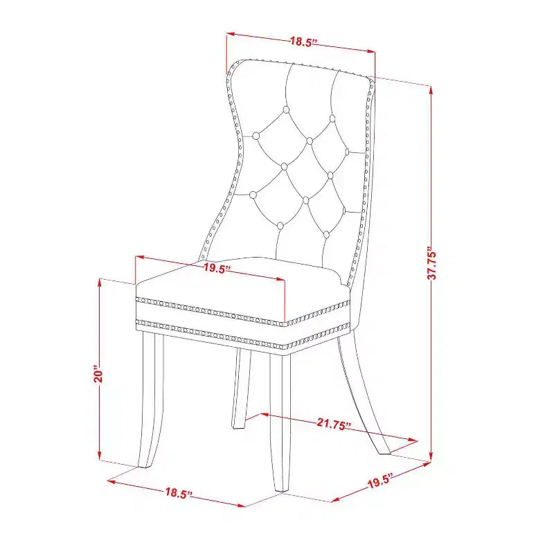 Set da pranzo da 3 pezzi con tavolo quadrato in legno massello finitura mogano