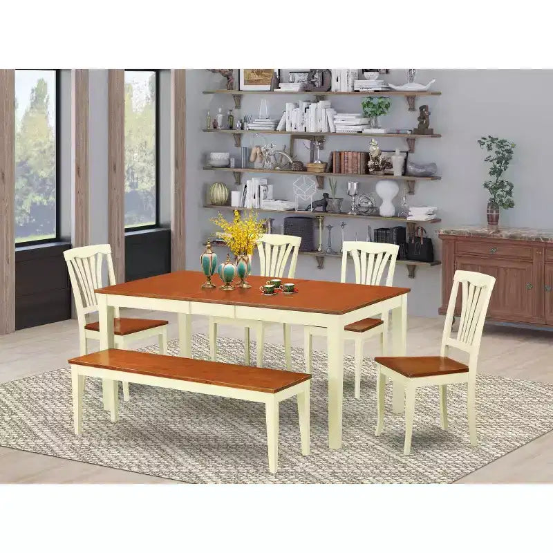 Set da pranzo retrò - Tavolo e sedie per cucina - Stile rinascimentale