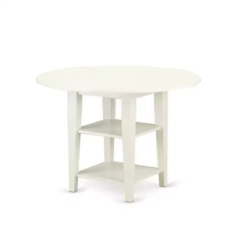 Set da pranzo rotondo Southwestern 3 pezzi tavolo con 2 sedie - Tavolo allungabile da 20/42 pollici