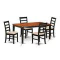 Rustic Dining Chair Set - Farmhouse Style Kitchen Chairs - Modern Dining Room Furniture