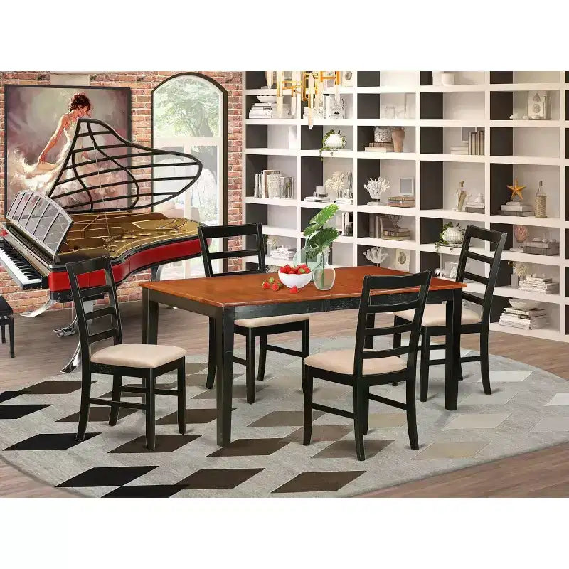 Set di sedie da pranzo rustiche - Sedie da cucina stile farmhouse - Mobili da sala da pranzo moderni