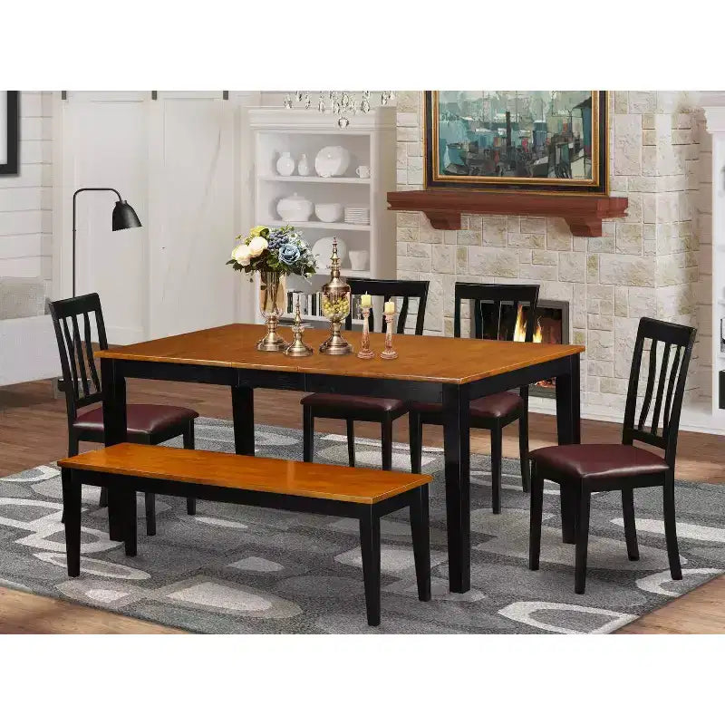 Set da pranzo Island Interiors - Tavolo e sedie per casa, cucina, ristorante