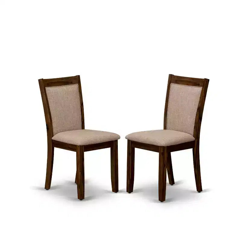 Set da pranzo da 3 pezzi in noce massiccio antico – 4 posti a sedere
