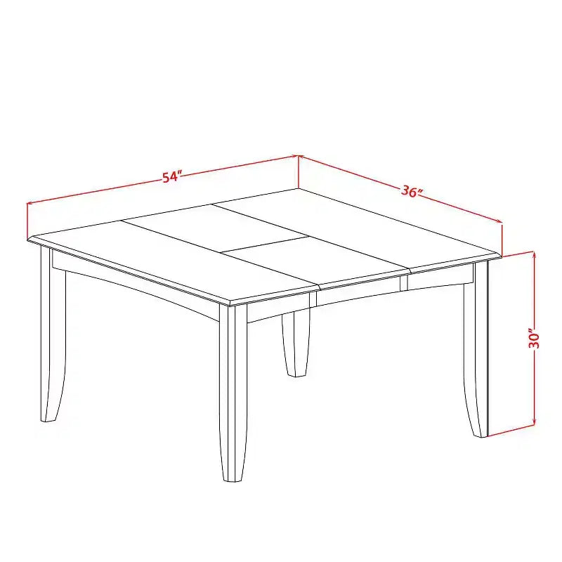 HomeStock Tavolo da pranzo a 9 pezzi con piano quadrato in legno massello con finitura nera e 8 sedie