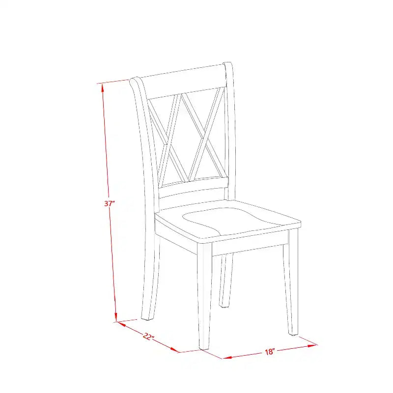 Set da pranzo rettangolare - Tavolo da 120-150 cm con prolunga e 2 sedie - Set da pranzo in legno massello per cucina