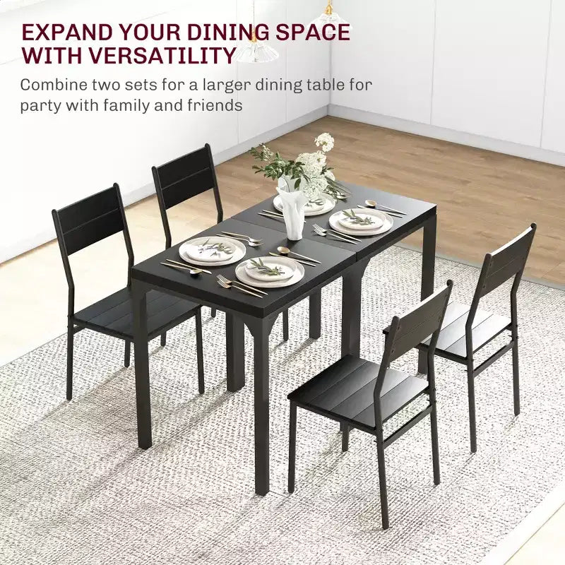 Set da pranzo 3 pezzi per 2 persone, Set tavolo da pranzo per angolo colazione, Spazi piccoli, Appartamento, Salvaspazio