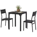 3 Piece Dining Room Set for 2, Dining Table Set for Breakfast Nook, Small Space, Apartment, Space Saving