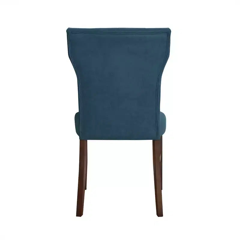 ChaletPosh Set da Pranzo 7 Pezzi con Sedie Rivestite in Lino