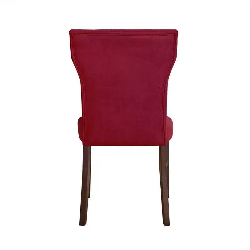 ChaletPosh Set da Pranzo 7 Pezzi con Sedie Rivestite in Lino