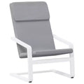 vidaXL Chair Accent Armchair Relaxing Seating Office Chair Furniture Fabric - Light Gray