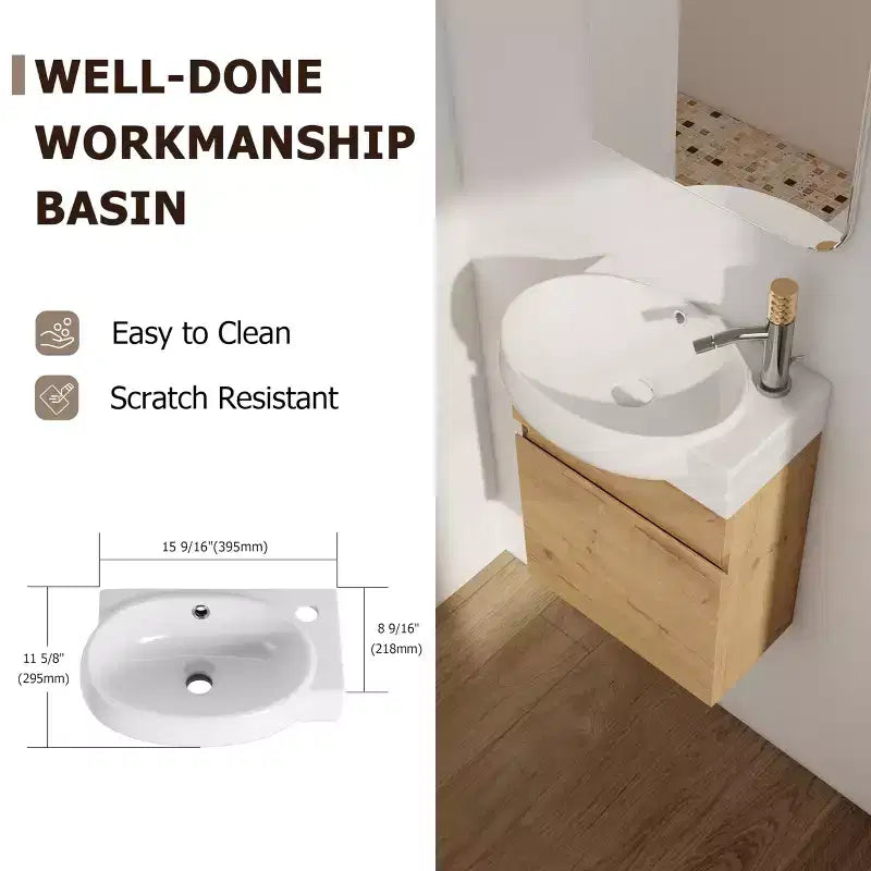 Mobile bagno con lavabo in ceramica e ante a chiusura ammortizzata, mobile bagno in legno massello, mobile bagno sospeso lucido