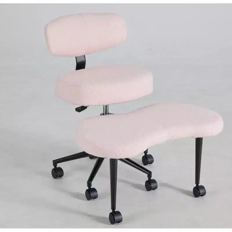 TUYOHW Modern Accent Chair,Upholstered Meditation Chair with Cross-Legged,Armless Chair for Living Room,Bedroom & Balcony