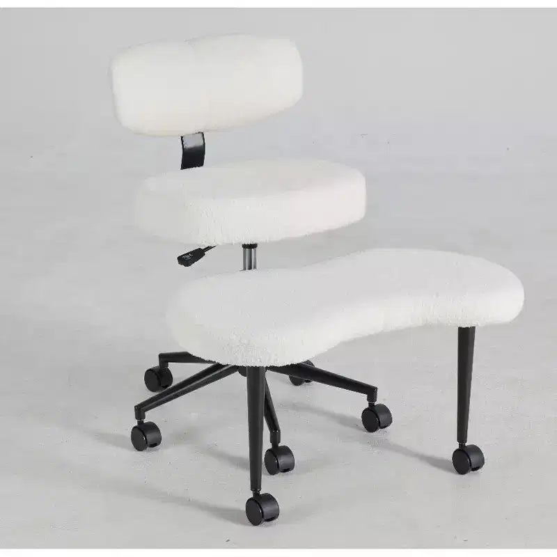 TUYOHW Poltrona moderna, Poltrona da meditazione imbottita con gambe incrociate, Senza braccioli per soggiorno, camera da letto e balcone