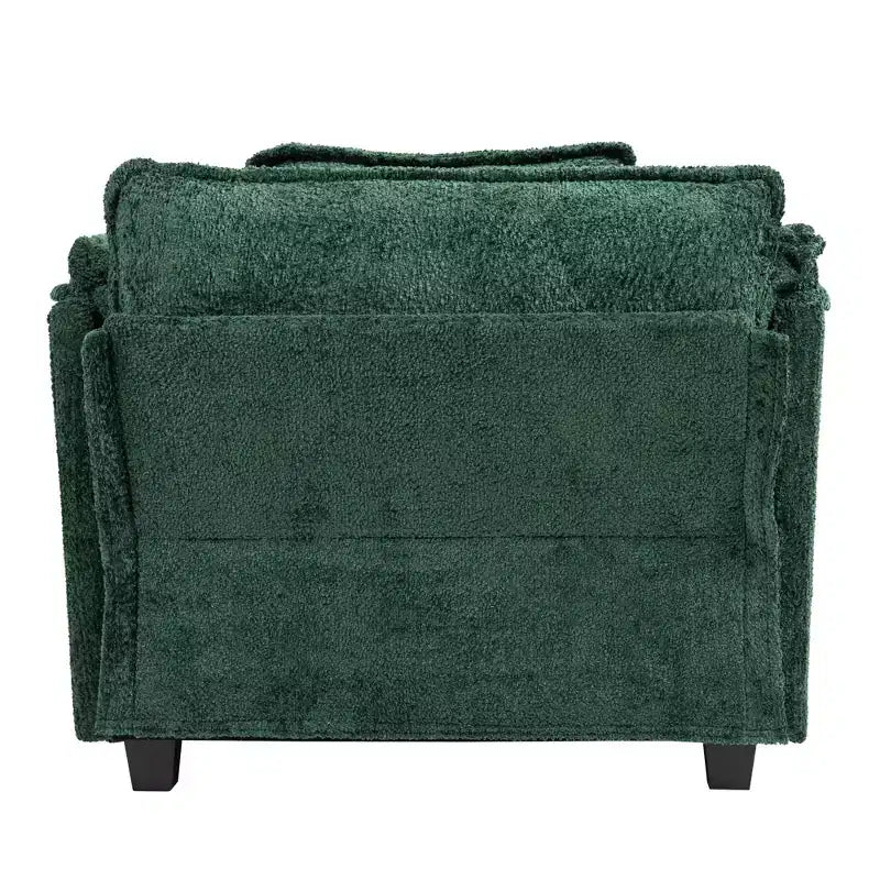 GDFStudio Dorine Modern Boucle Upholstered Oversized Sofa with Ottoman