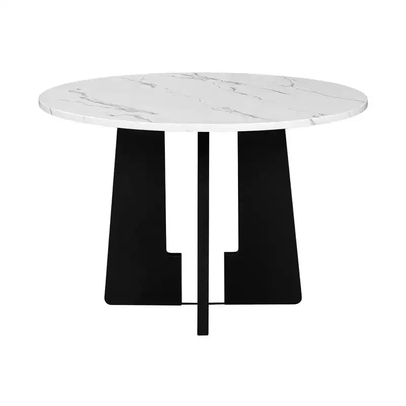 Set tavolo e sedie da pranzo da 5 pezzi con tavolo da 43 pollici, per sala da pranzo, cucina e soggiorno
