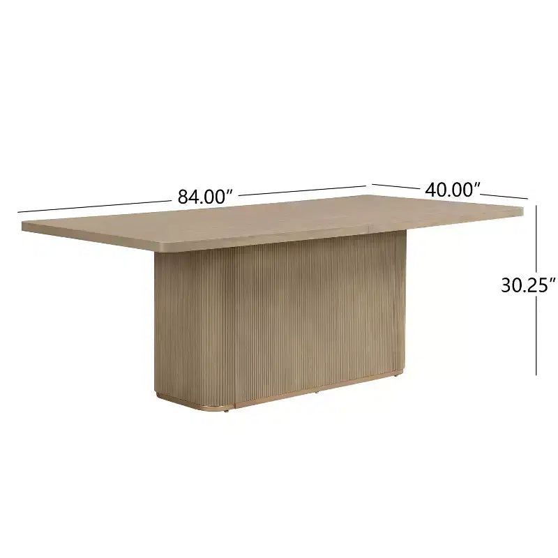 Christopher Knight Home Busaba Moderno Set da Pranzo da 7 Pezzi in Legno e Metallo con Sedie Girevoli a 180