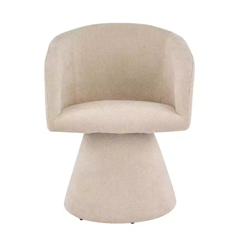 Christopher Knight Home Busaba Moderno Set da Pranzo da 7 Pezzi in Legno e Metallo con Sedie Girevoli a 180