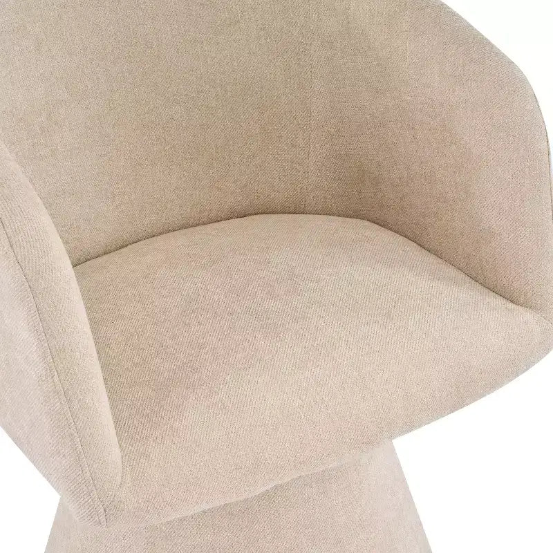 Christopher Knight Home Busaba Moderno Set da Pranzo da 7 Pezzi in Legno e Metallo con Sedie Girevoli a 180
