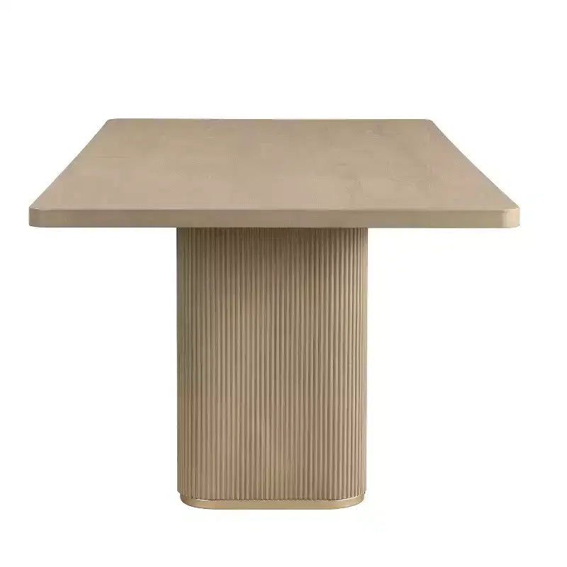 Christopher Knight Home Busaba Moderno Set da Pranzo da 7 Pezzi in Legno e Metallo con Sedie Girevoli a 180