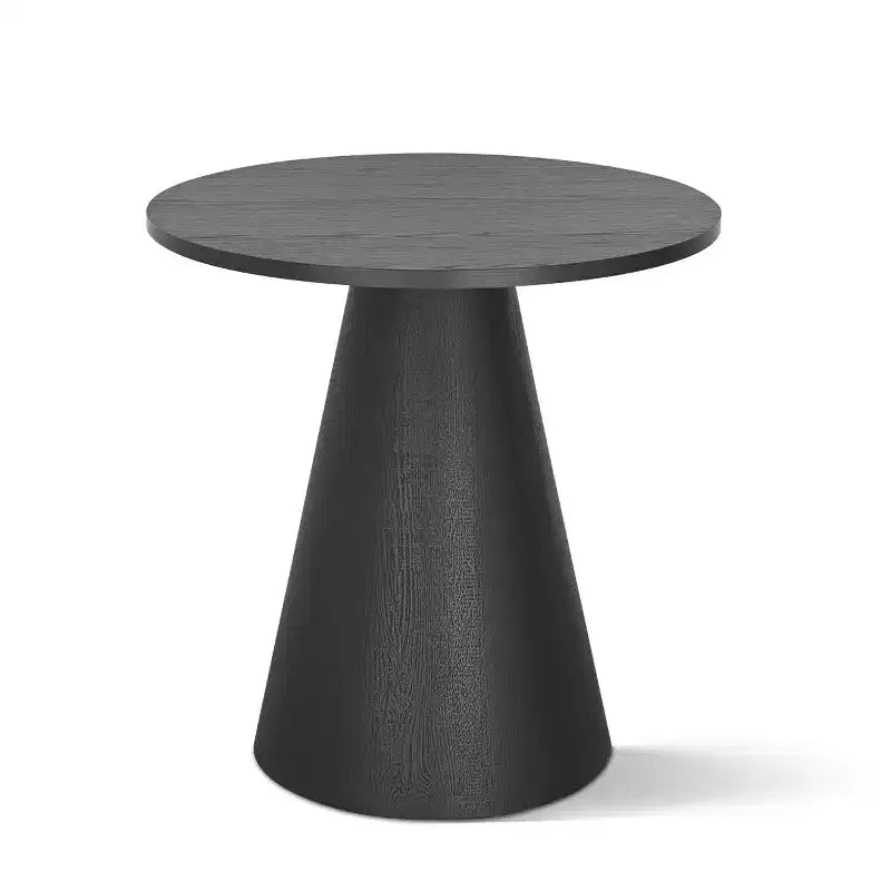 3-Piece Modern Seating Set with 2 Swivel Barrel Accent Chairs and Black Pedestal Round Side Table for Living Room or Reading Corner-Panipeachy