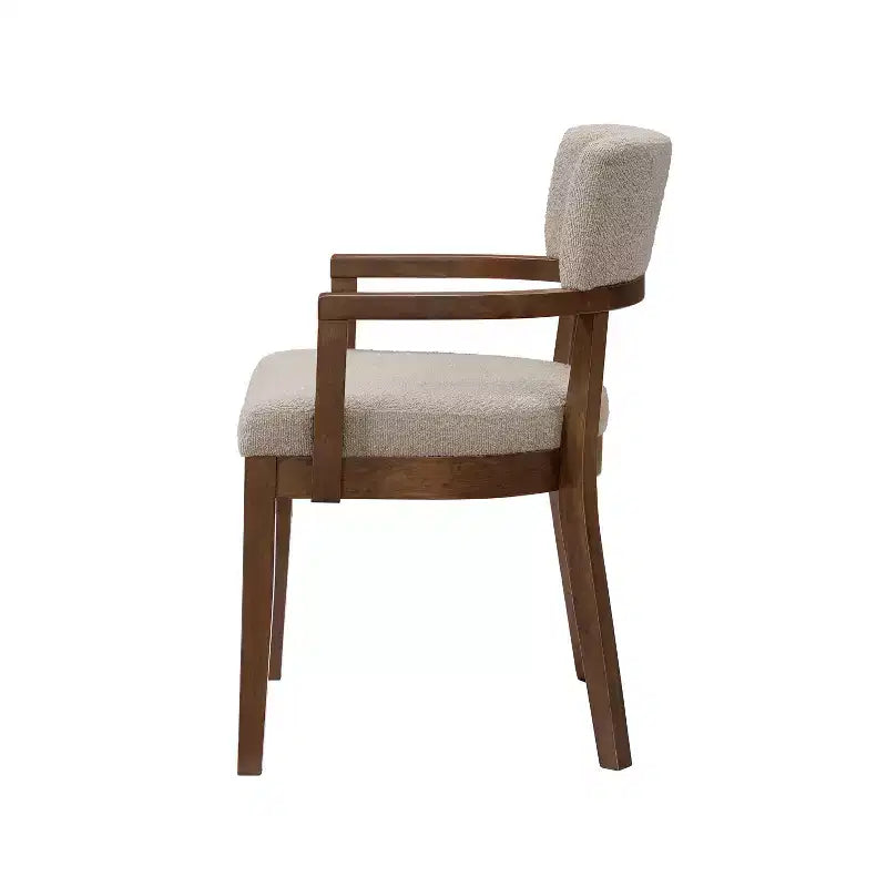 Christopher Knight Home Linnea Set da pranzo a 7 pezzi in legno di caucciù rustico con imbottitura in tessuto
