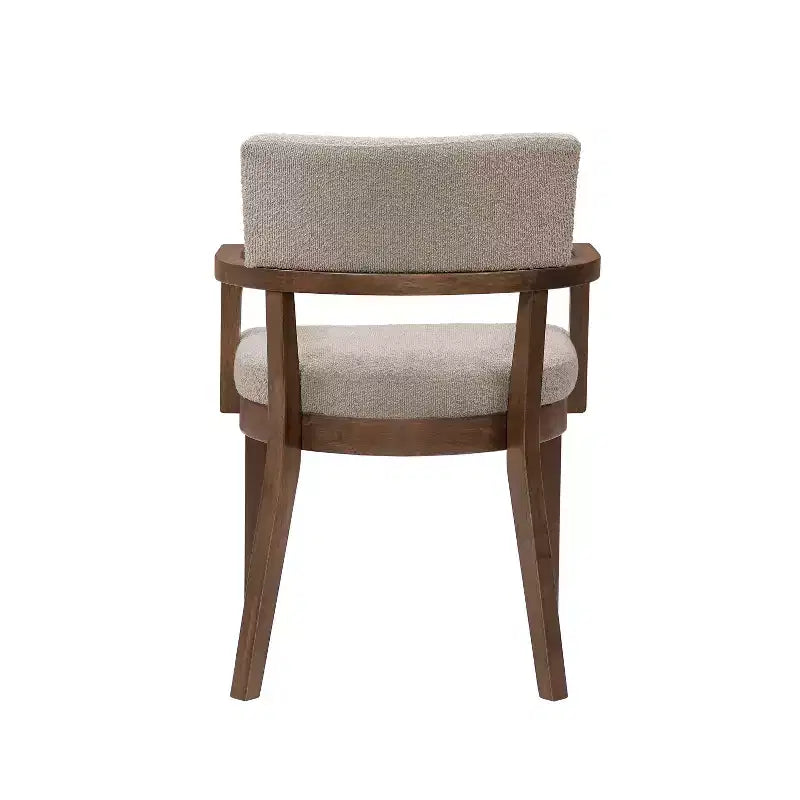 Christopher Knight Home Linnea Set da pranzo a 7 pezzi in legno di caucciù rustico con imbottitura in tessuto