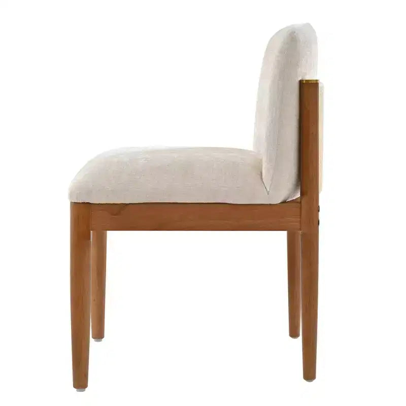 Christopher Knight Home Hassan Set da Pranzo Moderno 7 Pezzi in Legno di Gomma con Tavolo Ovale e Design in Corda Intrecciata