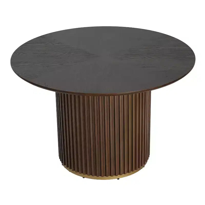 Set da pranzo imbottito contemporaneo in legno di caucciù a 5 pezzi Christopher Knight Home Kieran
