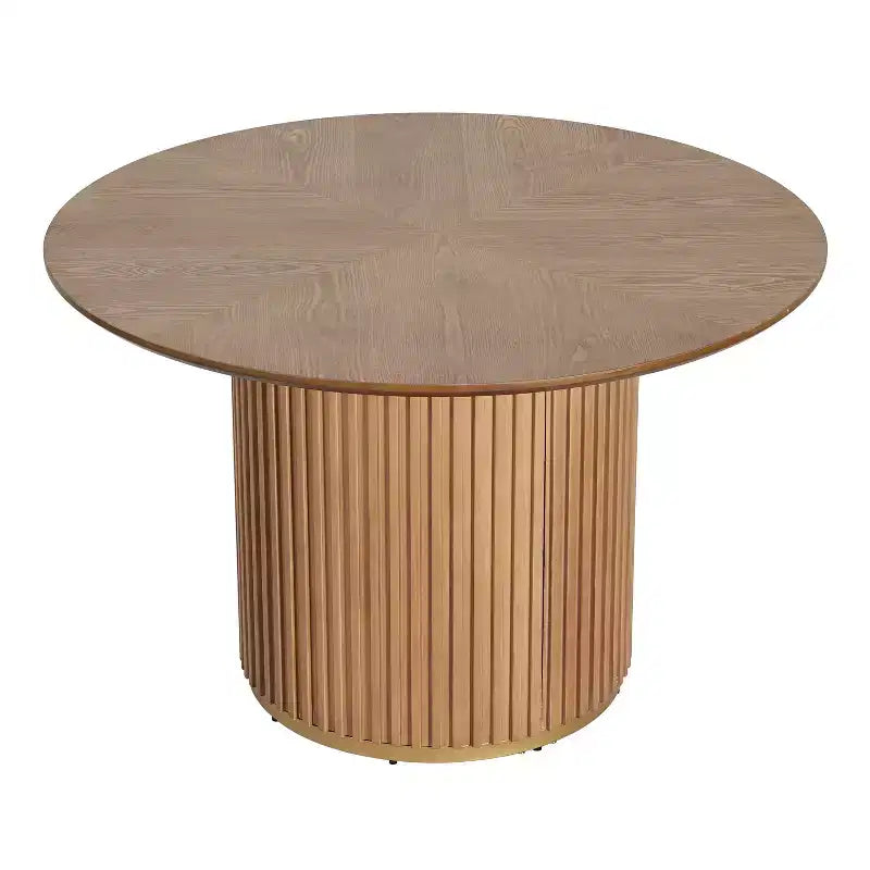 Set da pranzo imbottito contemporaneo in legno di caucciù a 5 pezzi Christopher Knight Home Kieran
