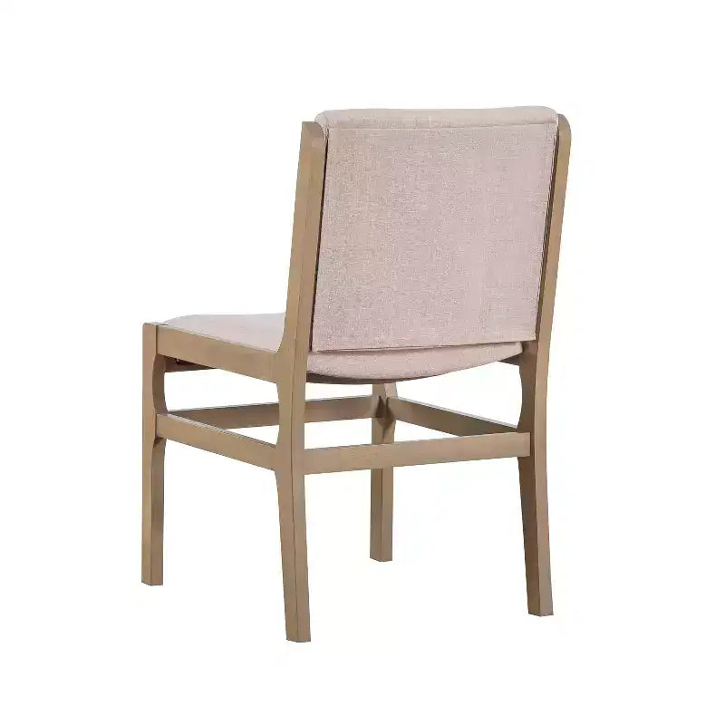 Set da pranzo imbottito contemporaneo in legno di caucciù a 5 pezzi Christopher Knight Home Kieran