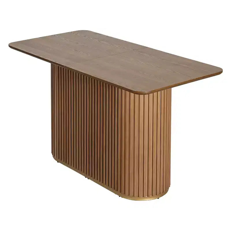 Christopher Knight Home Heini Set da pranzo moderno di 5 pezzi in legno con tavolo a piedistallo e gambe in legno di hevea
