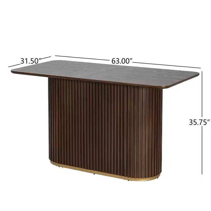 Christopher Knight Home Mirae Sgabelli da bancone Mid-Century Modern in rattan e legno di gomma, 5 pezzi, con tavolo da bancone a flauto