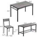 Bryleah 4 - Person Four Leg Dining Set