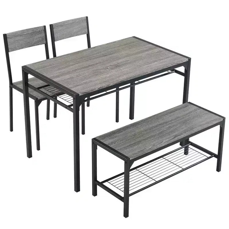 Set da pranzo Bryleah 4 con quattro gambe - quattro persone