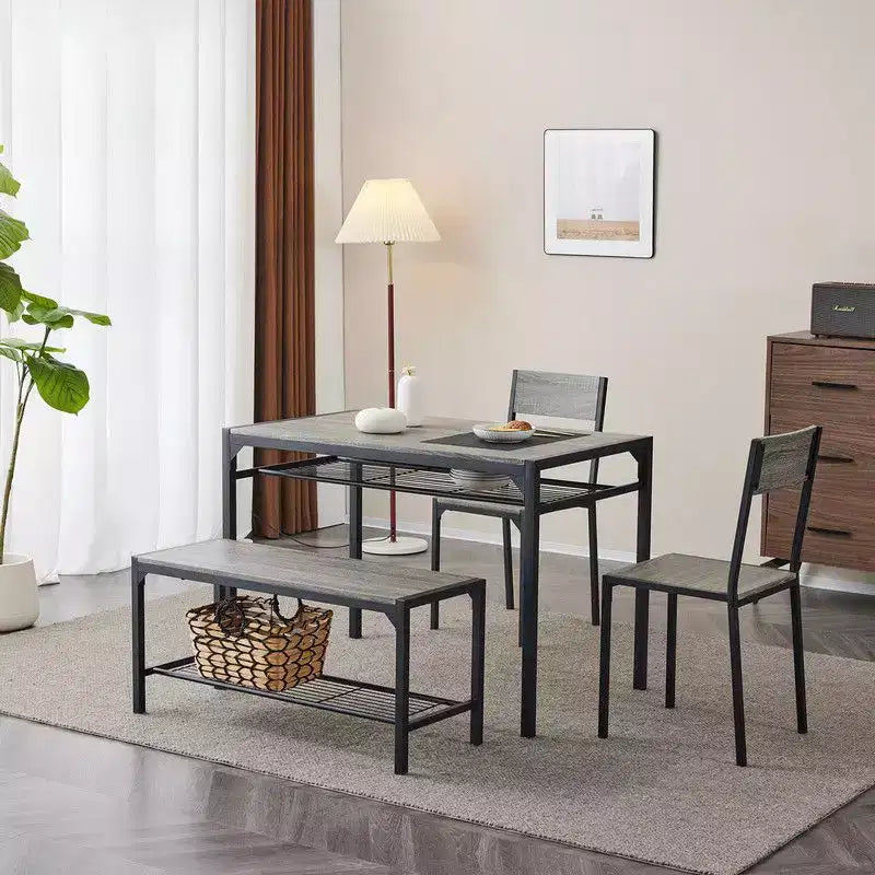 Set da pranzo Bryleah 4 con quattro gambe - quattro persone