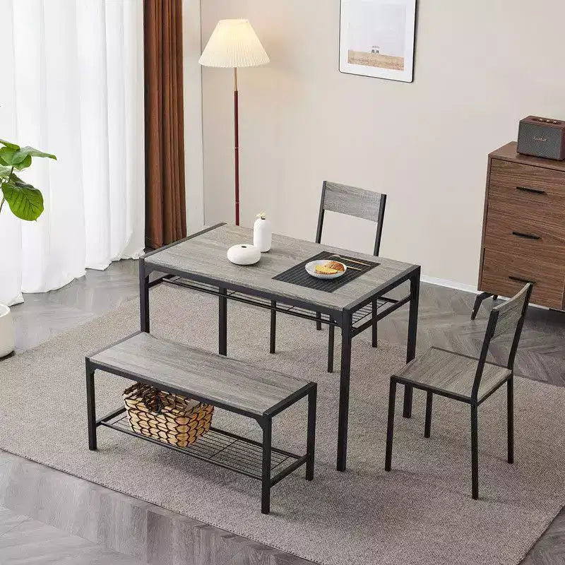 Set da pranzo Bryleah 4 con quattro gambe - quattro persone