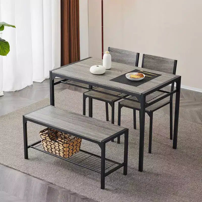 Set da pranzo Bryleah 4 con quattro gambe - quattro persone